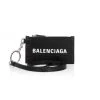 Balenciaga Cash Croc-Embossed Leather Wallet-On-Chain For Men
