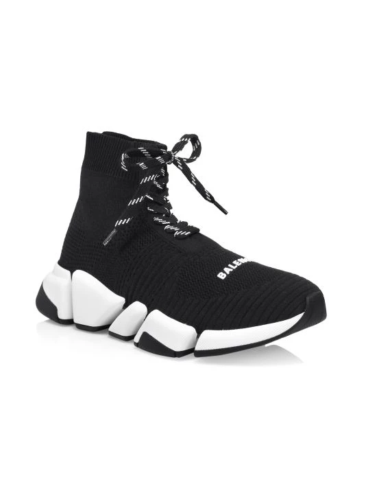Balenciaga Speed 2.0 Lace-Up Sneakers - Image 2