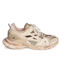 Balenciaga Track.2 Sneakers For Men Beige Black