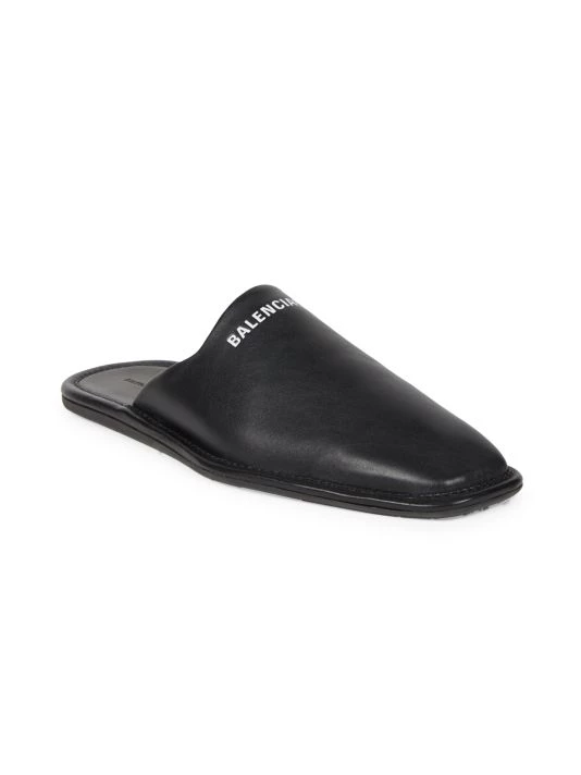 Balenciaga Cozy Leather Slippers For Men - Image 2
