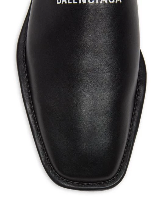 Balenciaga Cozy Leather Slippers For Men - Image 4