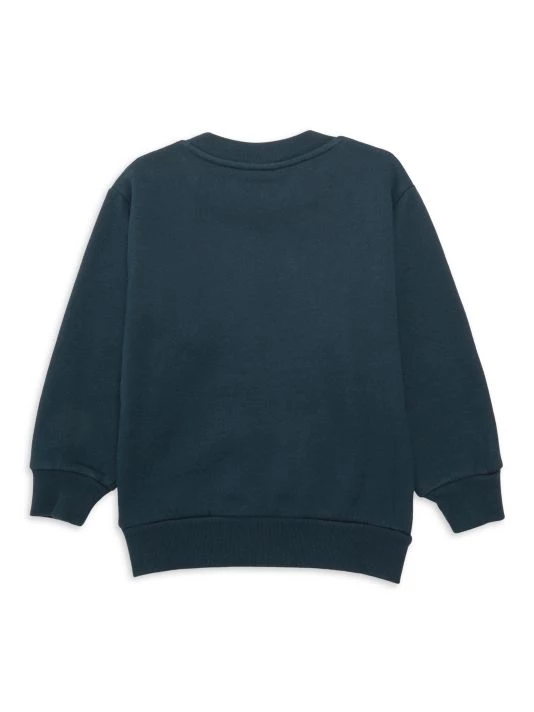 Balenciaga Little Kid's & Kid's Embroidered Logo Crewneck Sweatshirt - Image 3