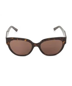 Balenciaga 55MM Tortoise Shell Cat Eye Sunglasses