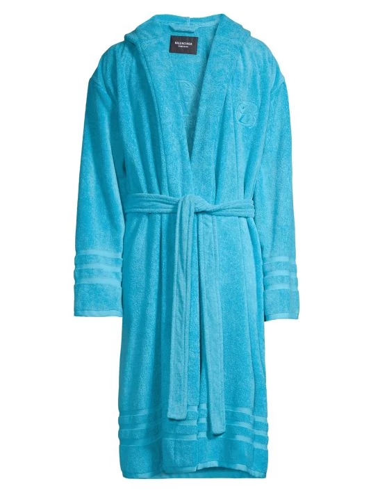 Balenciaga Resort Bathrobe For Men Bianco - Image 3