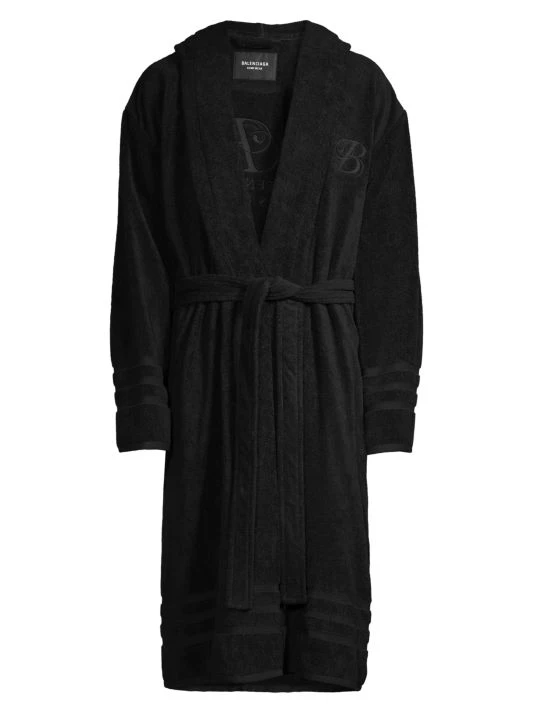 Balenciaga Resort Bathrobe For Men Bianco - Image 4