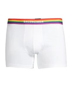 Balenciaga Pride Boxer Briefs For Men White