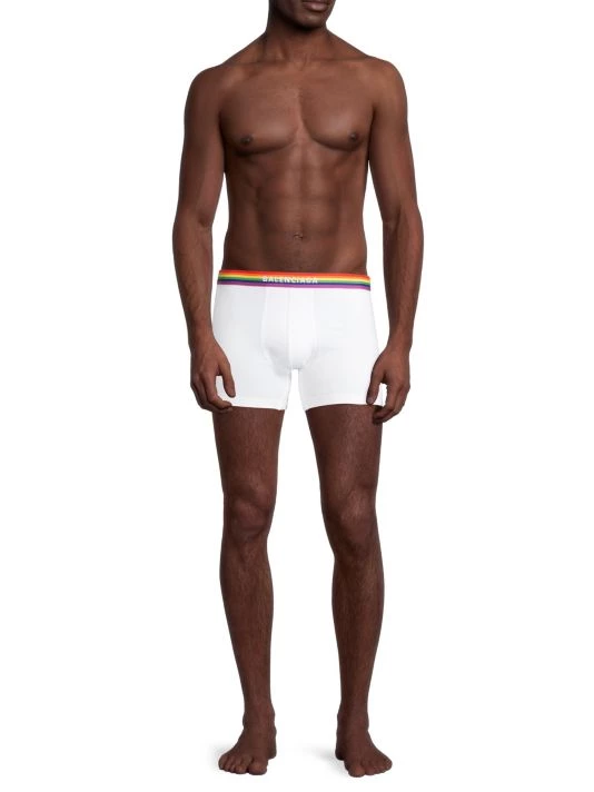 Balenciaga Pride Boxer Briefs For Men White - Image 2