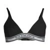 Balenciaga Logo Band Triangle Bralette White