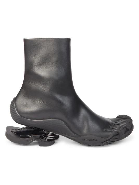 Balenciaga X Vibram® FiveFinger Leather Booties For Men