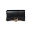 Balenciaga Hourglass Leather Wallet-On-Chain