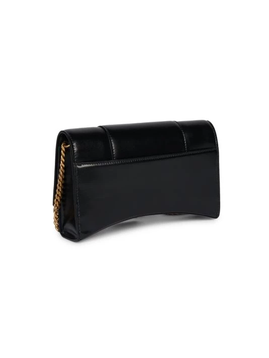 Balenciaga Hourglass Leather Wallet-On-Chain - Image 4