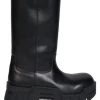 Balenciaga Bulldozer Leather Platform Boots
