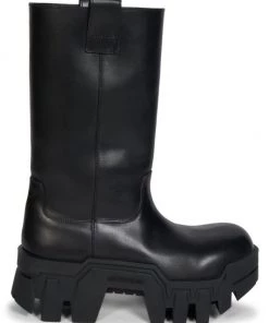 Balenciaga Bulldozer Leather Platform Boots