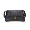 Balenciaga Soft Hourglass Leather Shoulder Bag