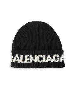 Balenciaga Logo Beanie For Men