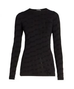 Balenciaga BB Monogram Logo Top Royal