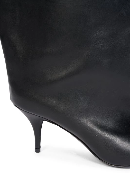 Balenciaga Waders 70 Leather Short Boots - Image 6