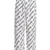 Balenciaga New Scribble Logo Pajama Pants For Men
