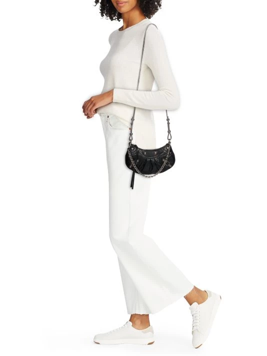 Balenciaga Le Cagole Mini Leather Shoulder Bag Lipstick Pink - Image 2