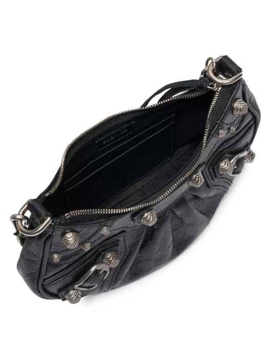 Balenciaga Le Cagole Mini Leather Shoulder Bag Lipstick Pink - Image 4