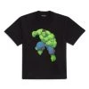 Balenciaga Little Boy's & Boy's The Incredible Hulk T-Shirt For Kids Black Green