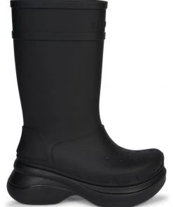 Balenciaga X Crocs Rubber Boots Grass Green