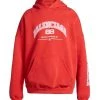 Balenciaga Wide-Fit Logo Hoodie Sweatshirt For Men