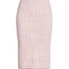 Balenciaga Tweed Buttoned Pencil Skirt