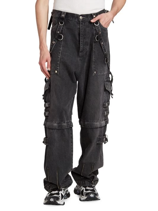 Balenciaga Raver Baggy Jeans For Men - Image 3
