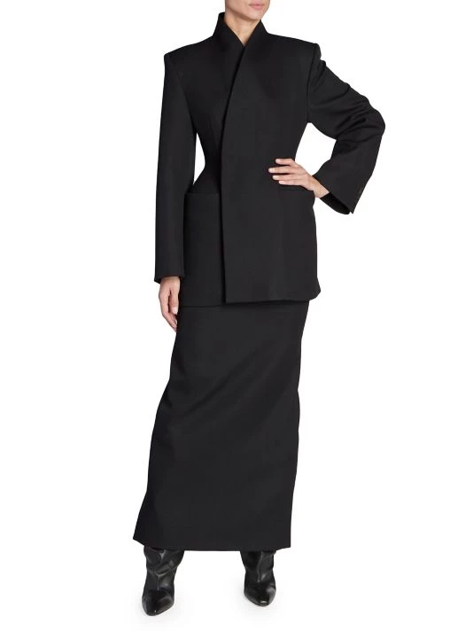 Balenciaga Hourglass Wool Jacket - Image 2