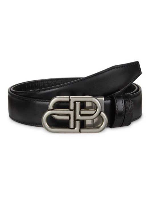 Balenciaga Reversible Logo-Buckle Belt For Men