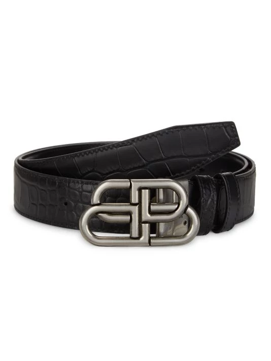 Balenciaga Reversible Logo-Buckle Belt For Men - Image 3