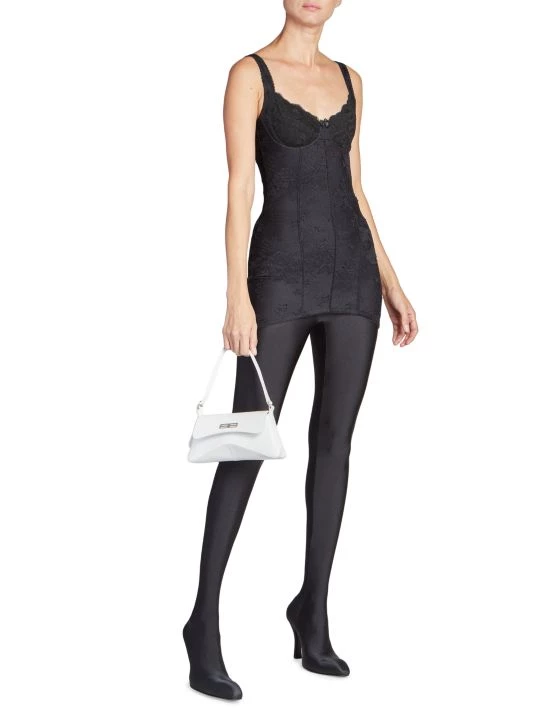 Balenciaga Floral Lace Body-Con Minidress - Image 2